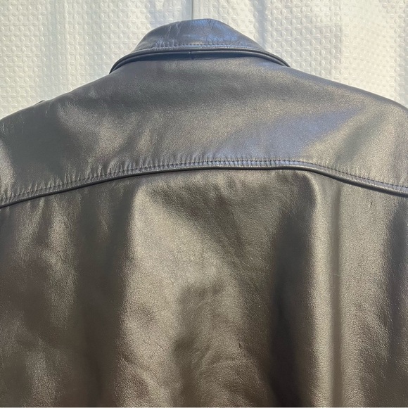 Vtg Pack-In products Mens A-2 Flight Jacket Bomber Military Brown Leather 40 - Picture 7 of 11